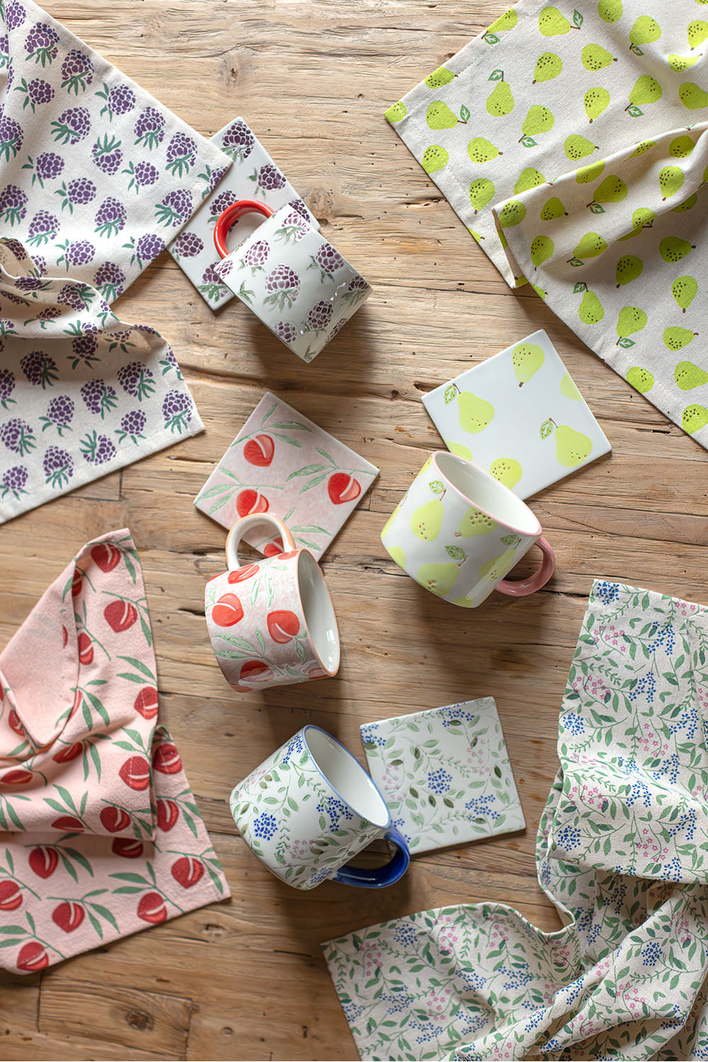 Tasse VINTAGE GARDEN red