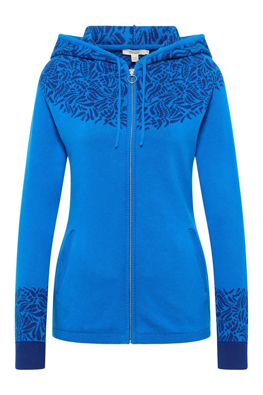 Jaquard-Strickjacke