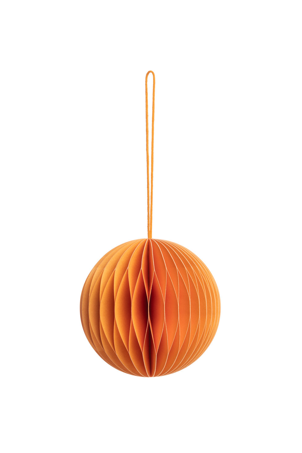 Paper pendant ORANGE BALL