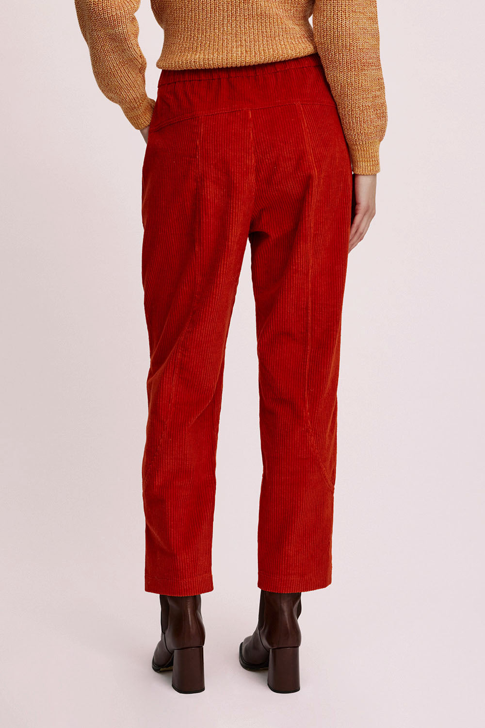 Corduroy pants made from organic cotton