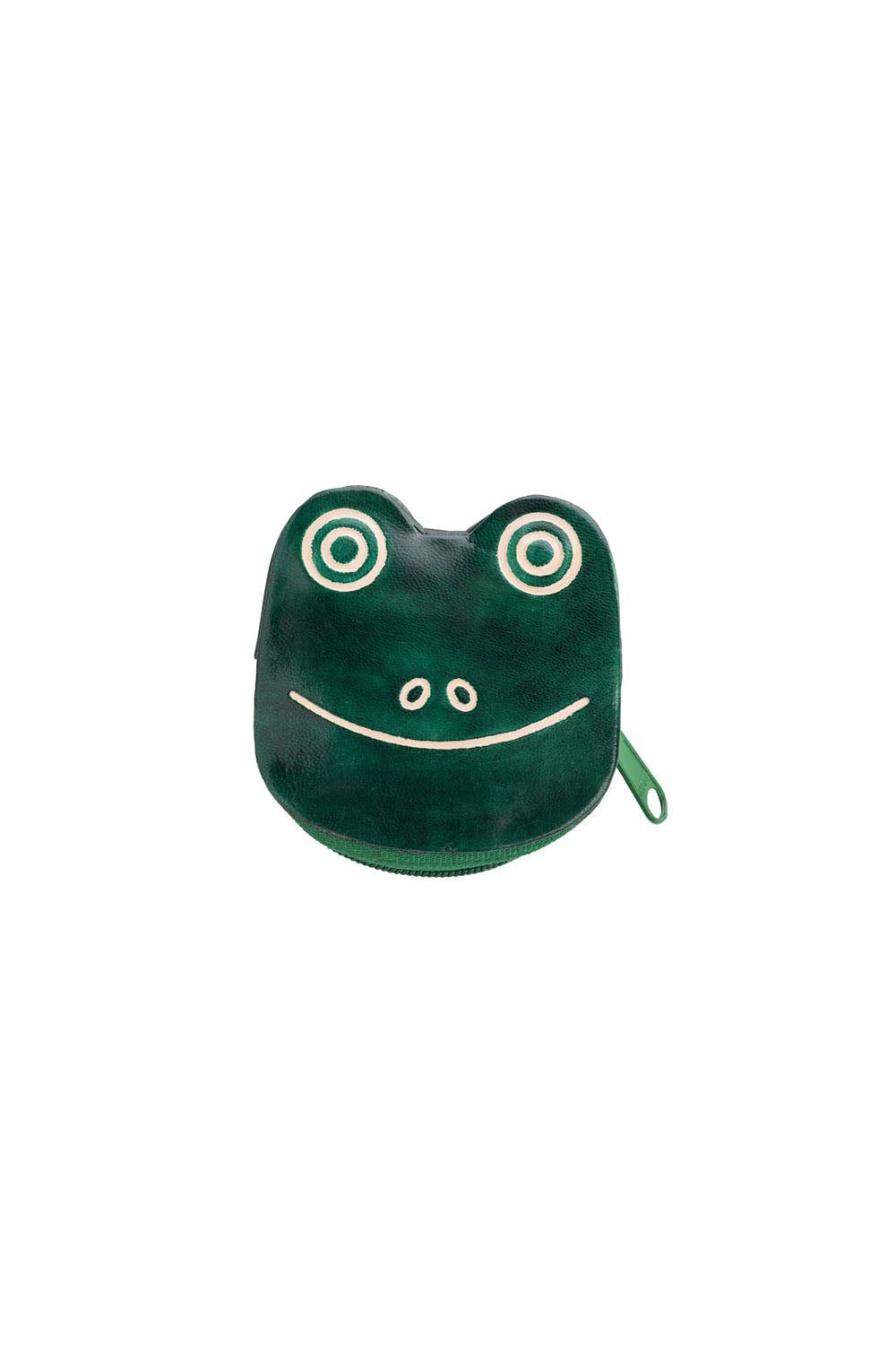 Handgeprägte Geldbörse FROG – Leder