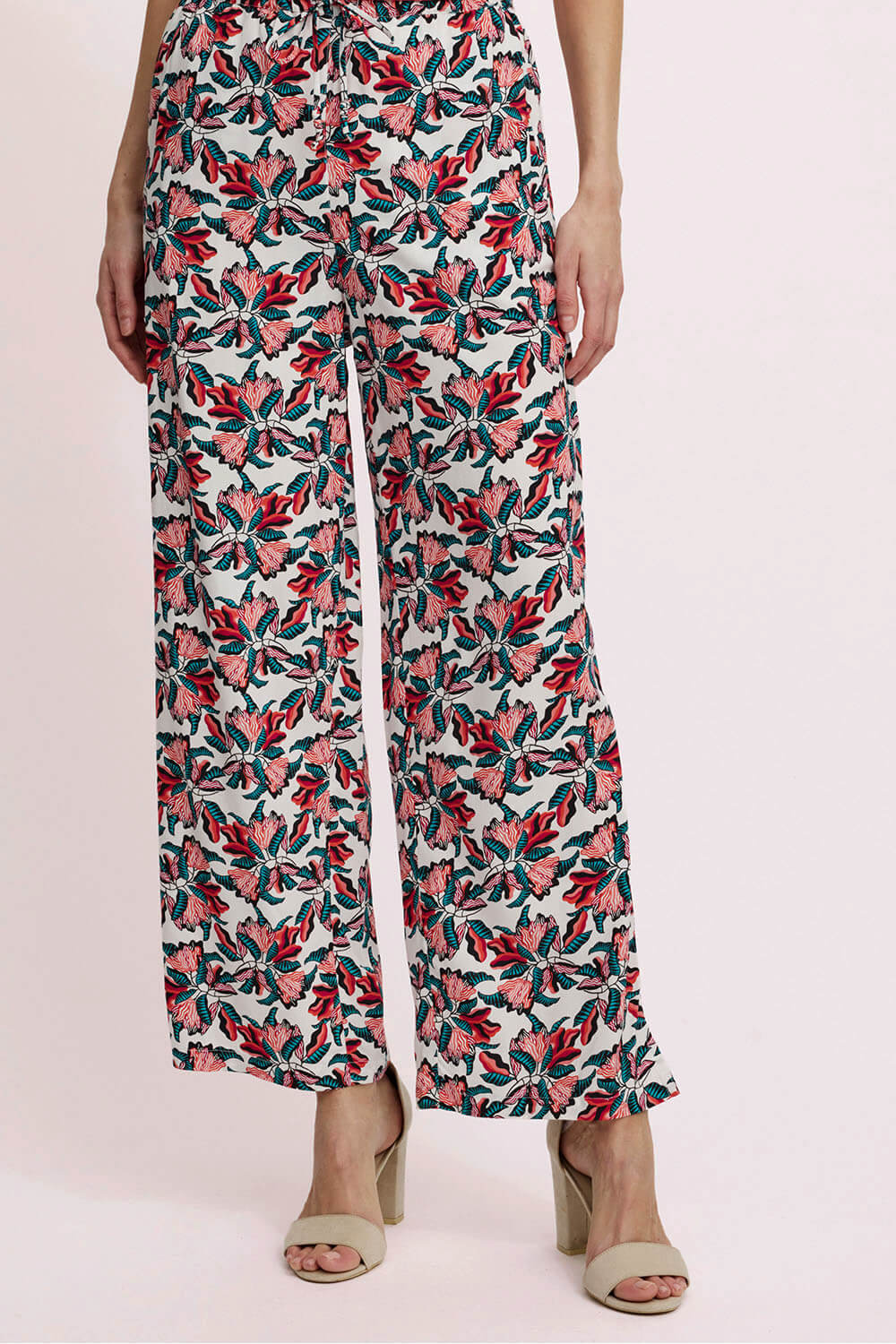 Lockere EcoVero™ Hose bedruckt