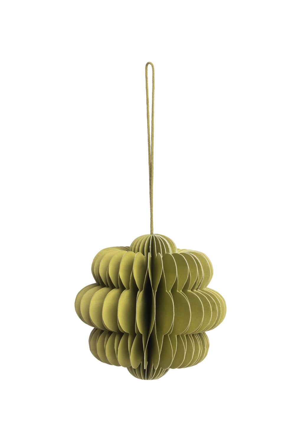 Paper pendant GREEN BUMP