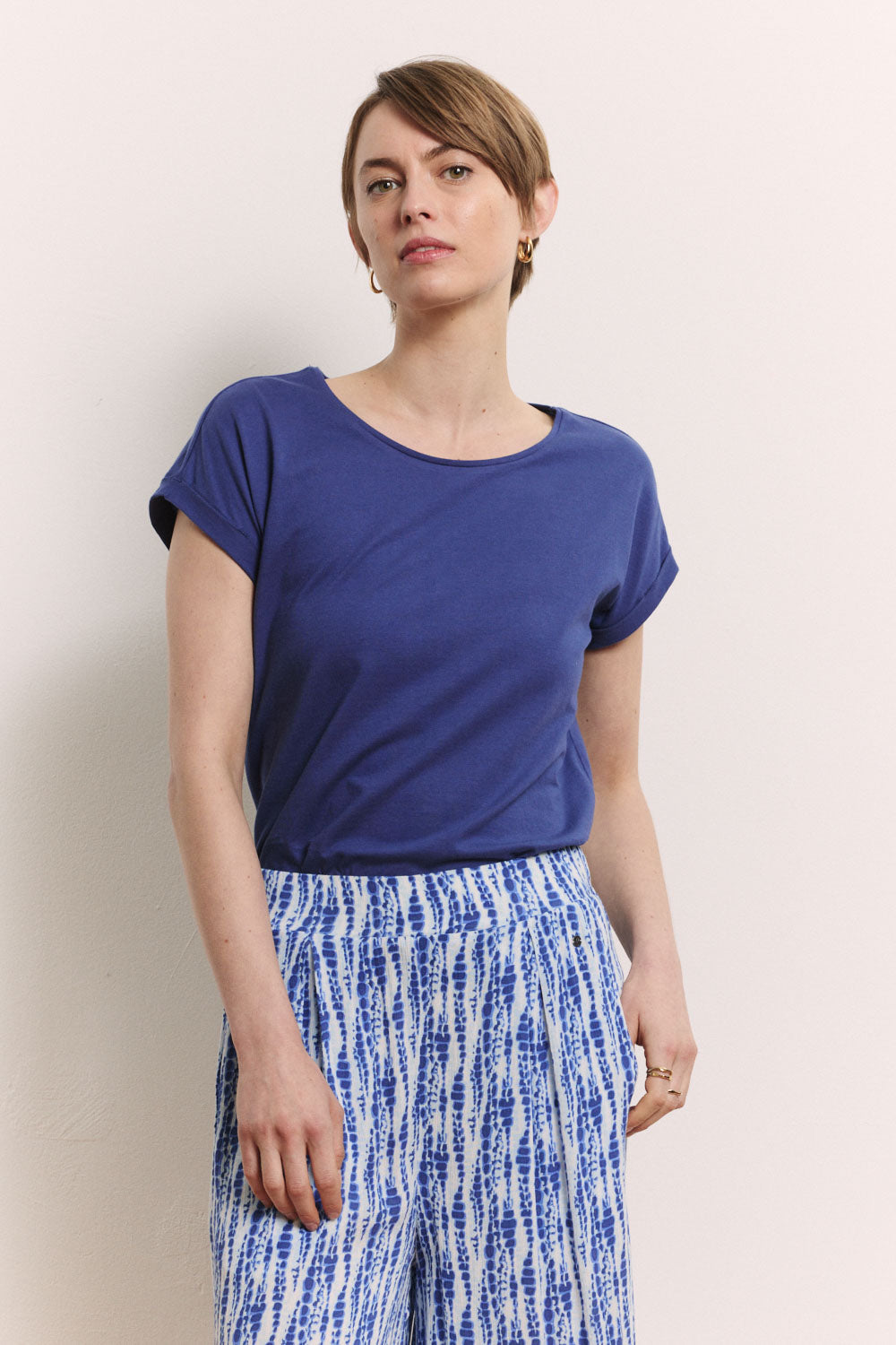 Set of 2 organic cotton jersey shirt Miiaa
