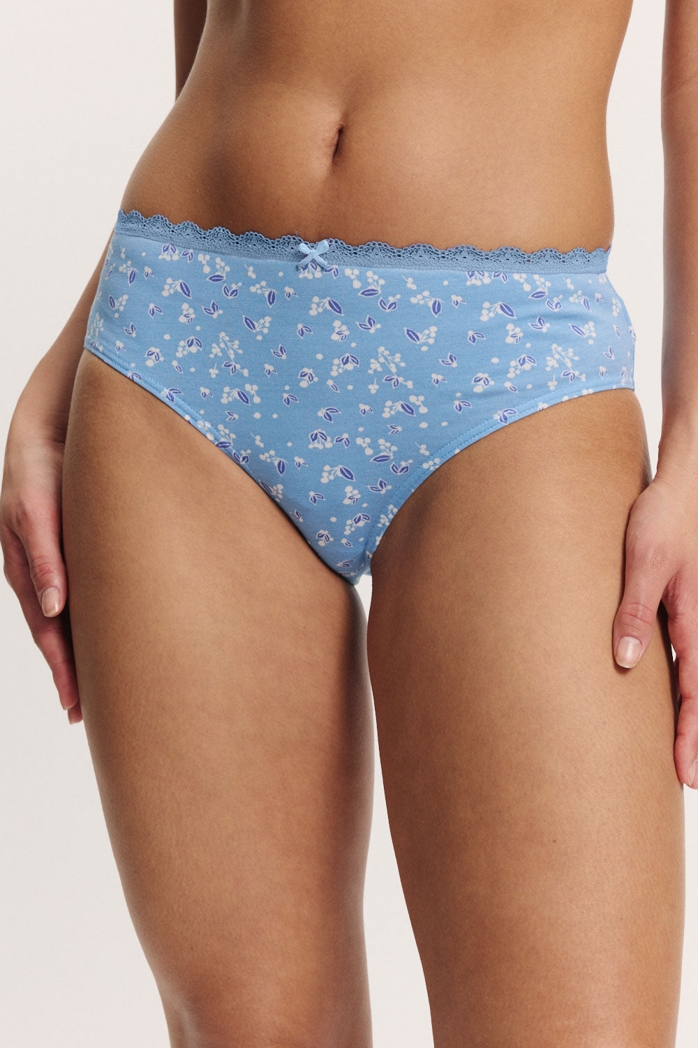 Set of 2 organic cotton jersey briefs Adaa
