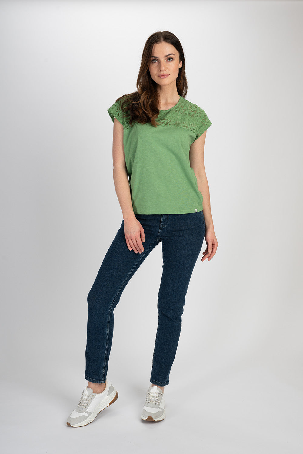 Shirt mit Spitzendetails