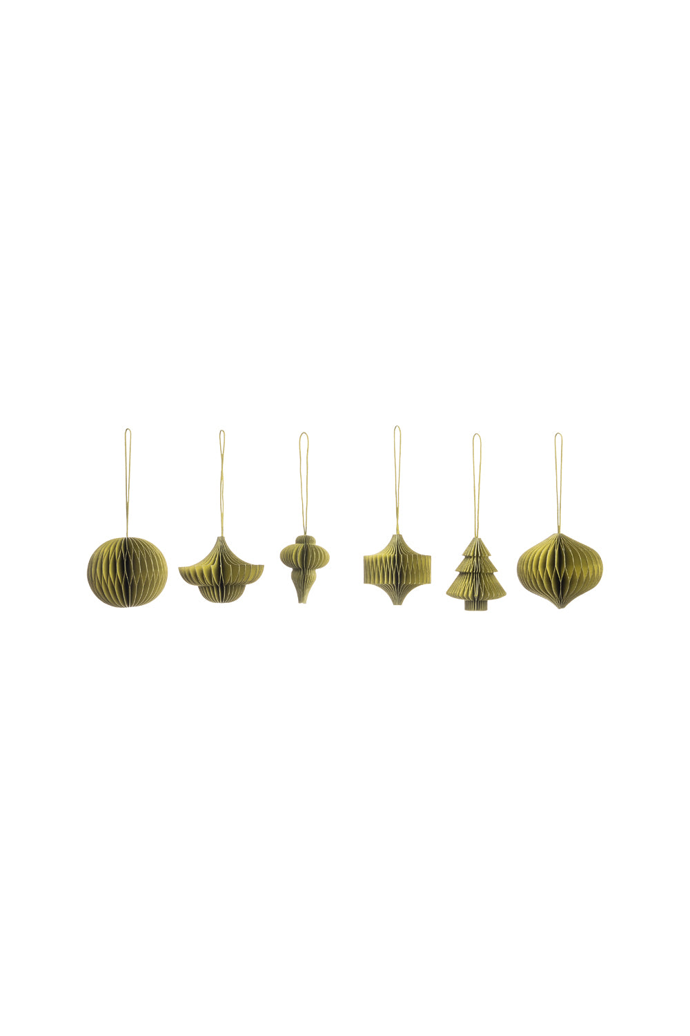 Papieranhänger GREEN PAPERA 6er-Set