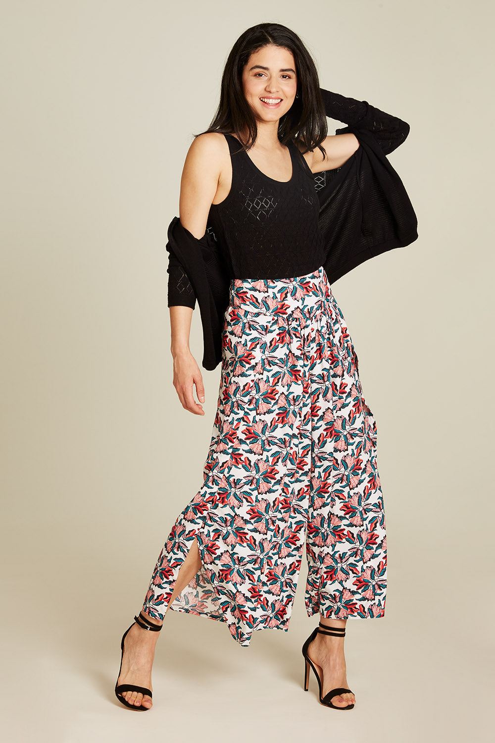 Ajour knitted top