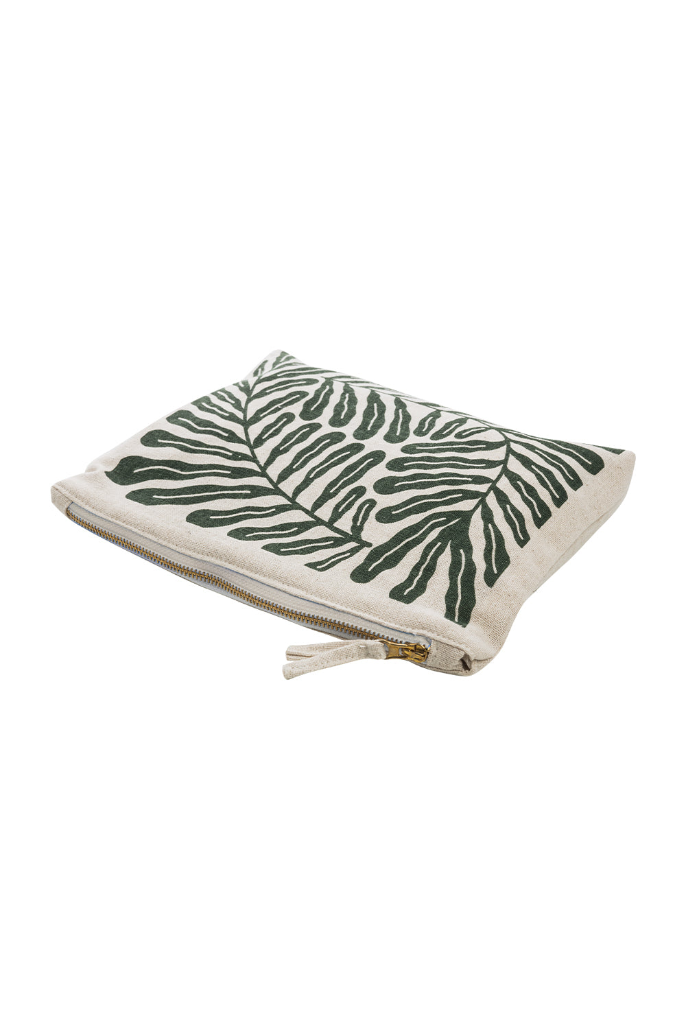 Cosmetic bag ABSTRACT LEAVES