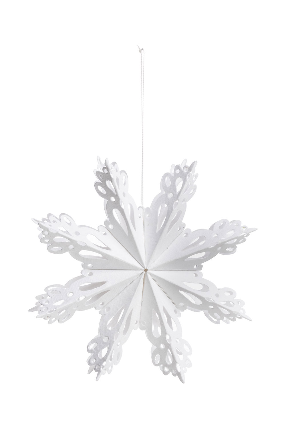 Paper pendant WHITE STAR