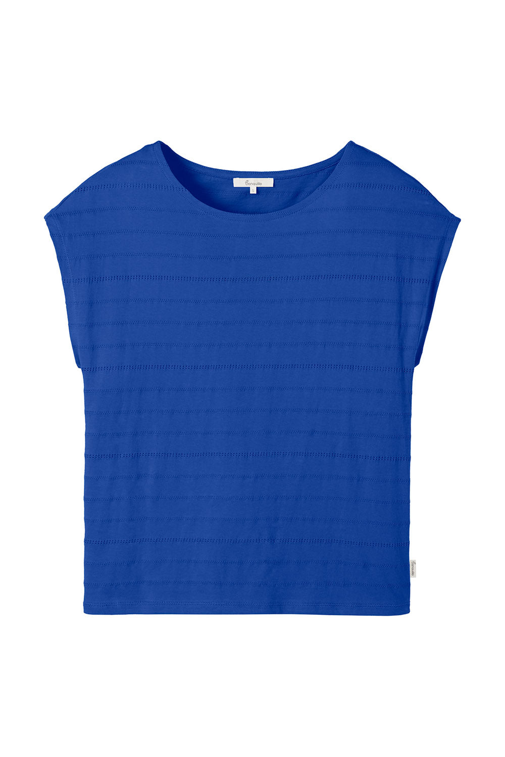 Loose shirt made of ajour jersey