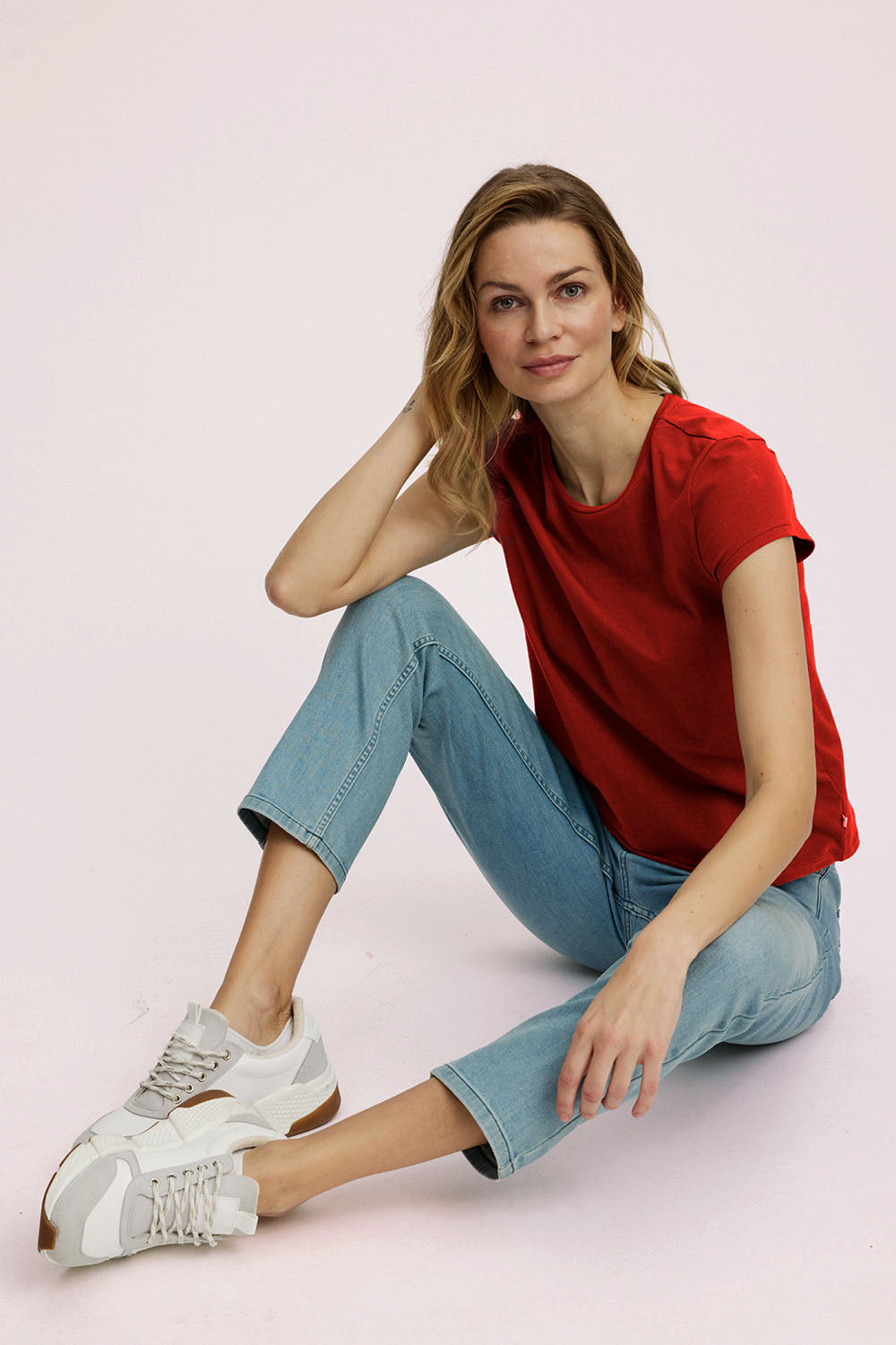 Basic shirt in organic cotton