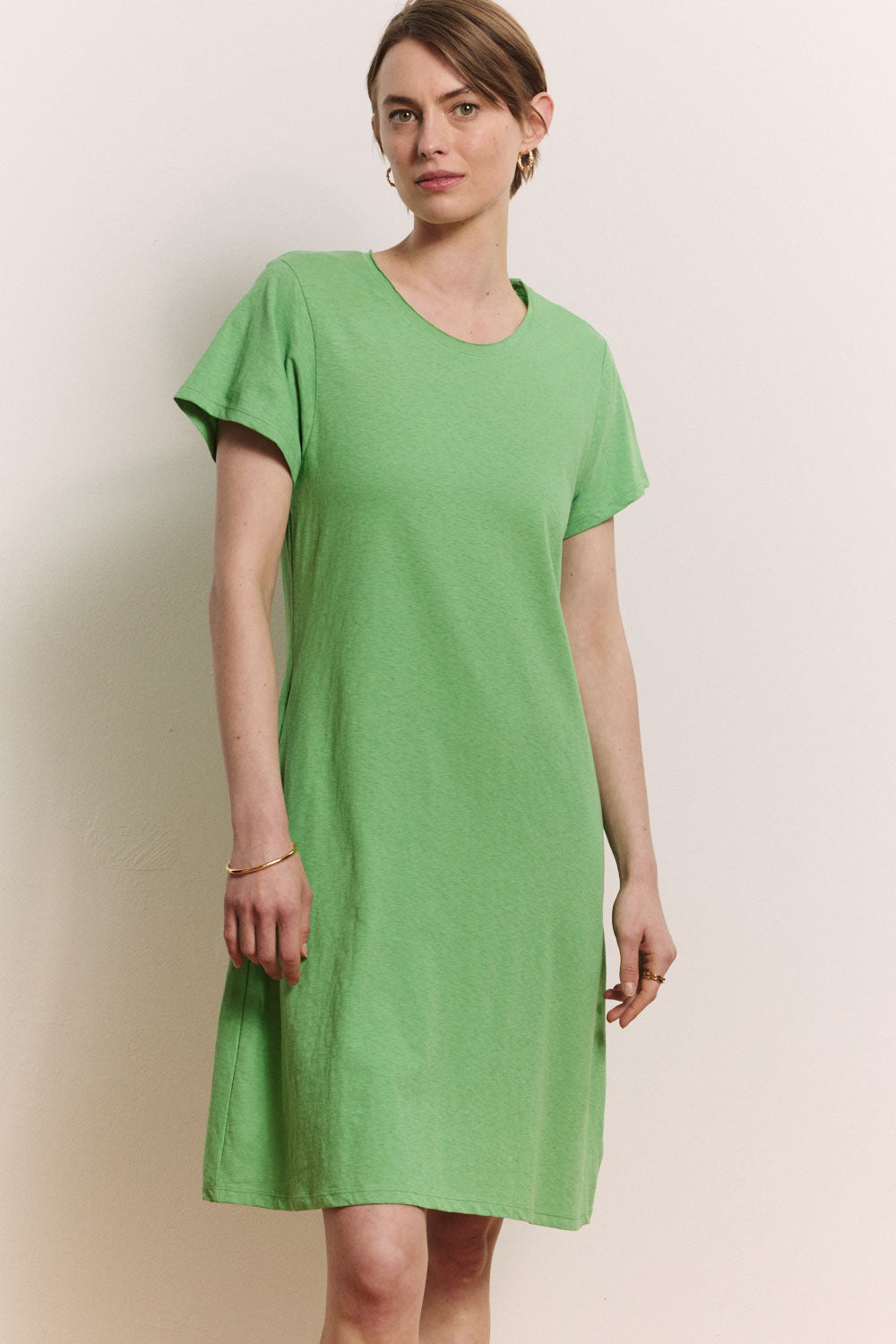 Jerseykleid Inoaa aus Leinen