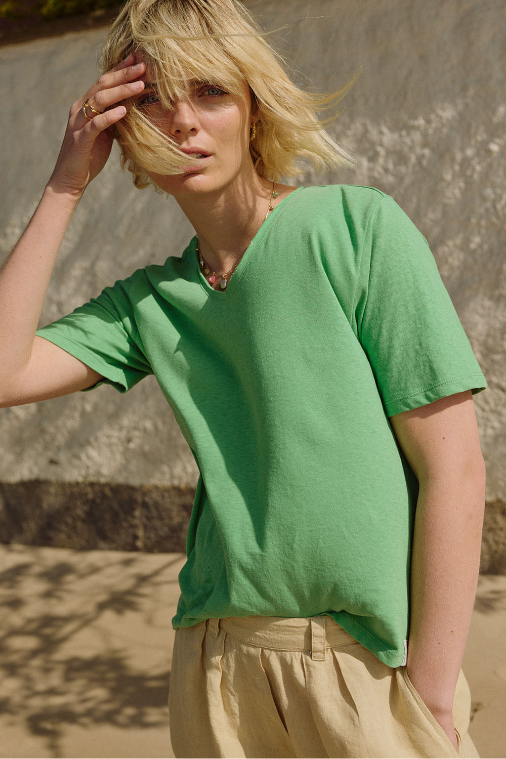 Linen Jersey Shirt Liiz