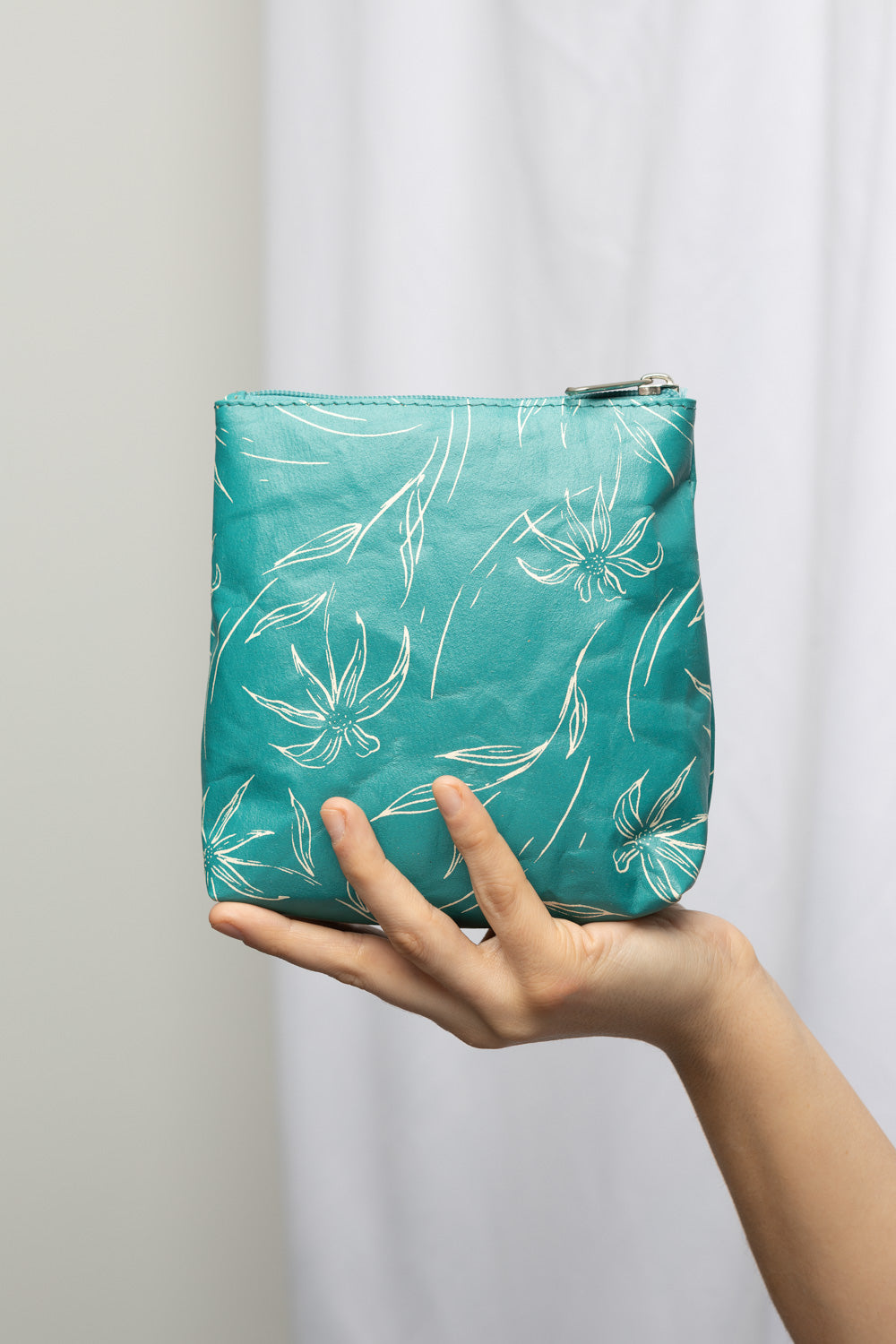 Cosmetic bag PETROL LILY