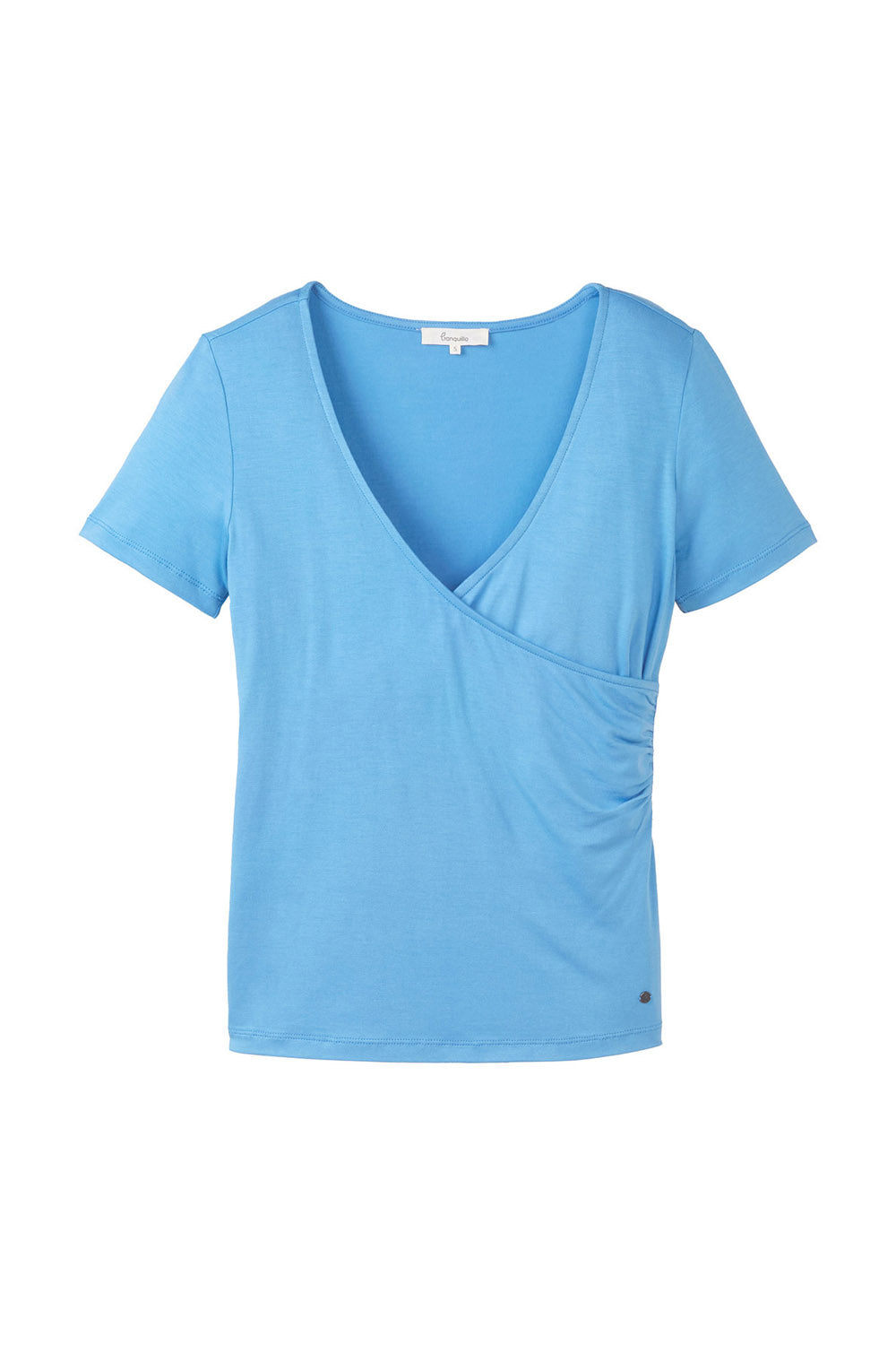 Shirt in wrap look