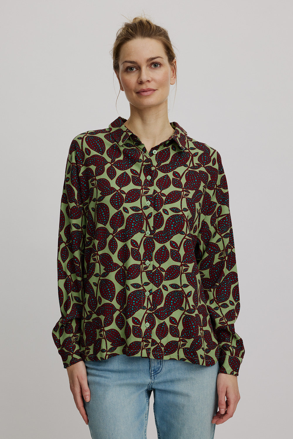 Oversized blouse in EcoVero™ viscose