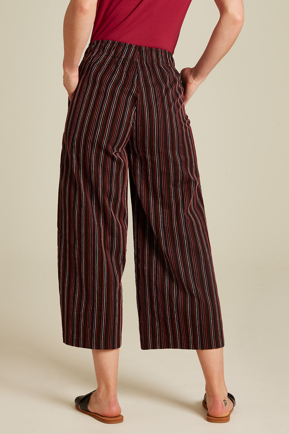 Culotte in Leinenoptik