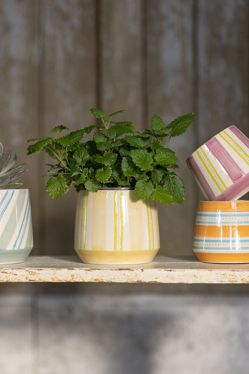 Flower pot ORANGE AQUARELL
