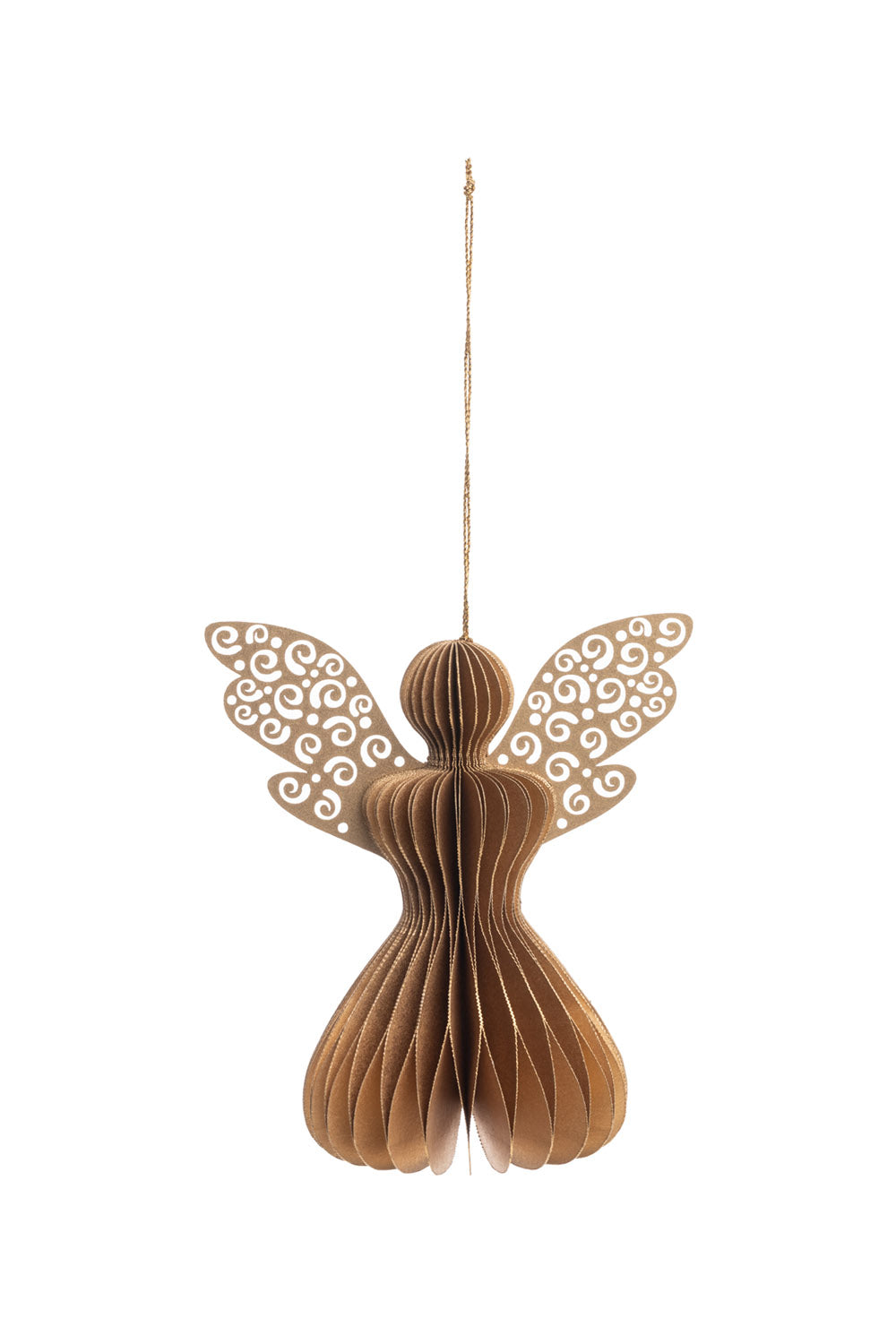 Paper pendant GOLD ANGEL