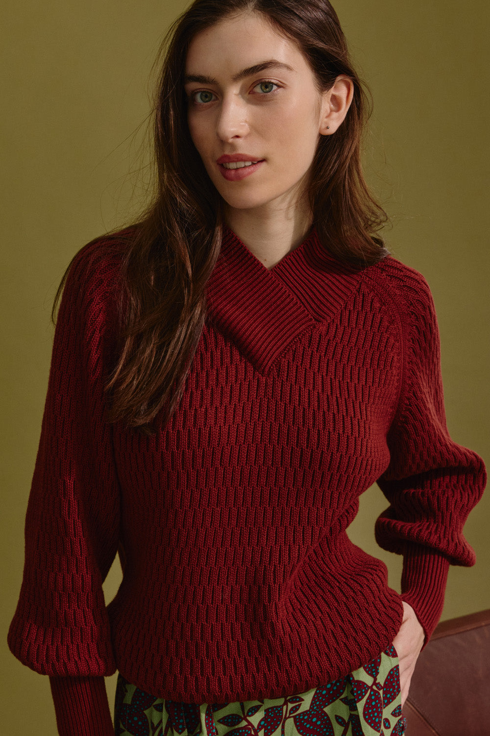 Loose knit jumper