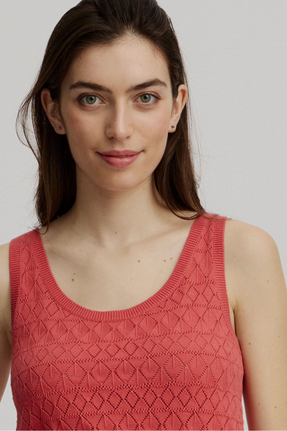 Ajour knitted top