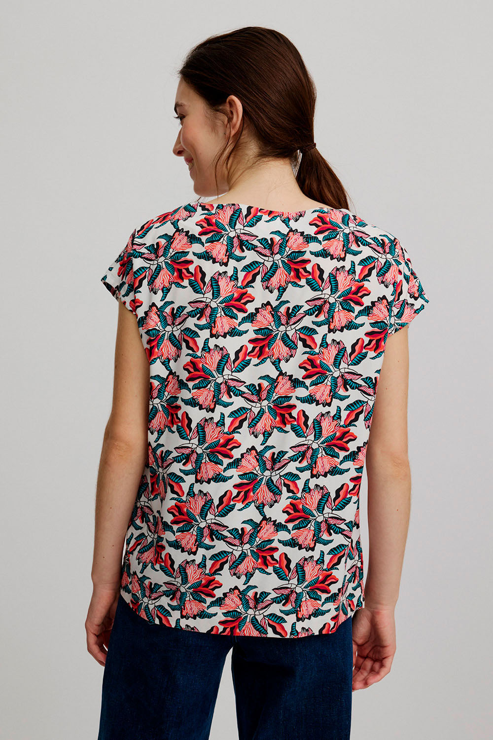 Airy blouse made from EcoVero™ viscose