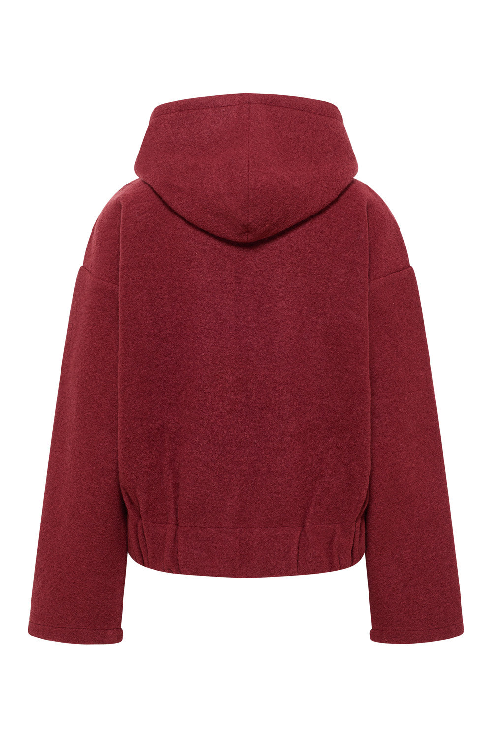 Cosy jacket made from milled wool