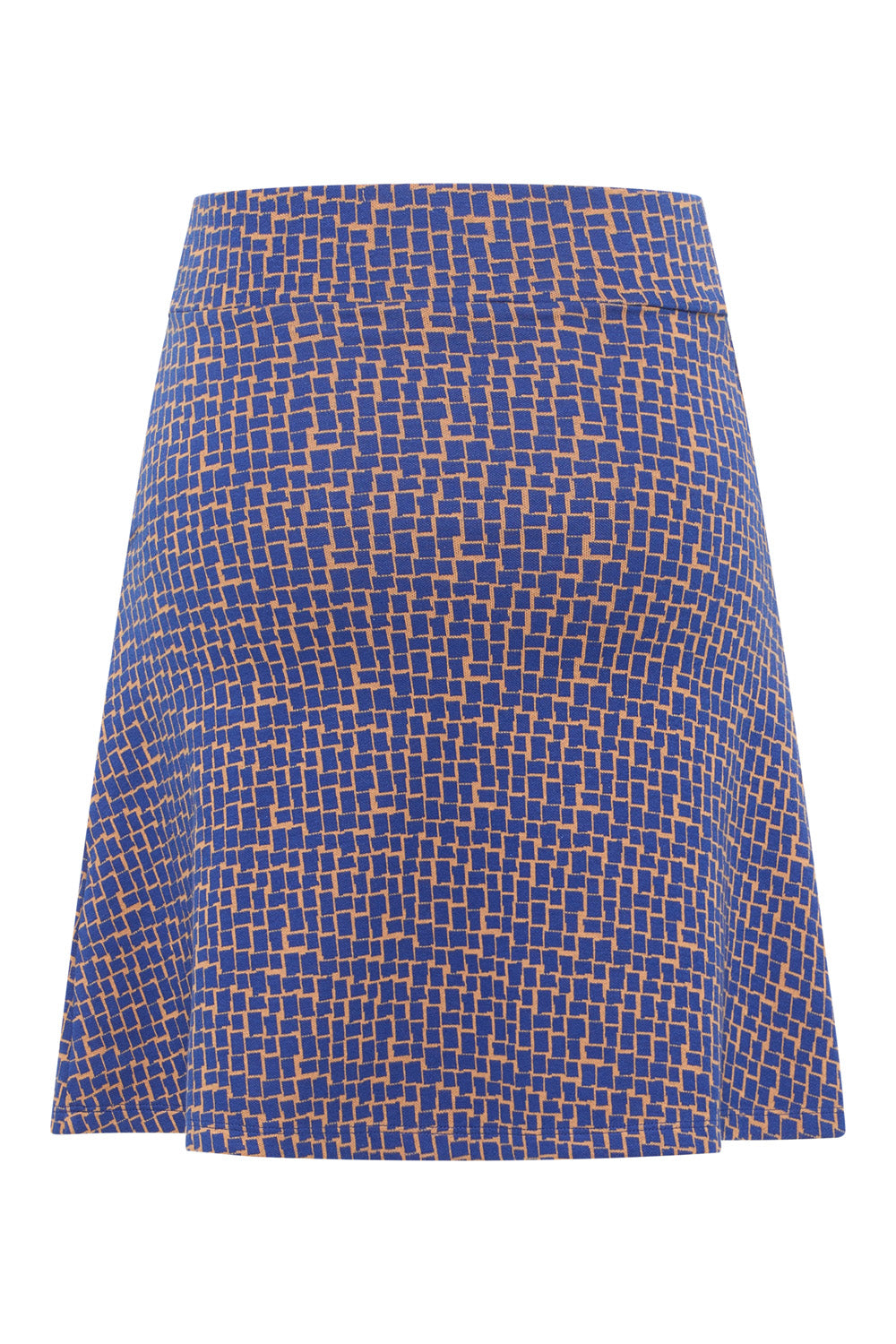Knitted skirt with a retro look