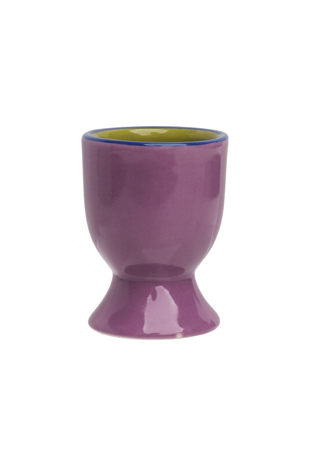 Eierbecher COLOURI Violett aus Steinzeug