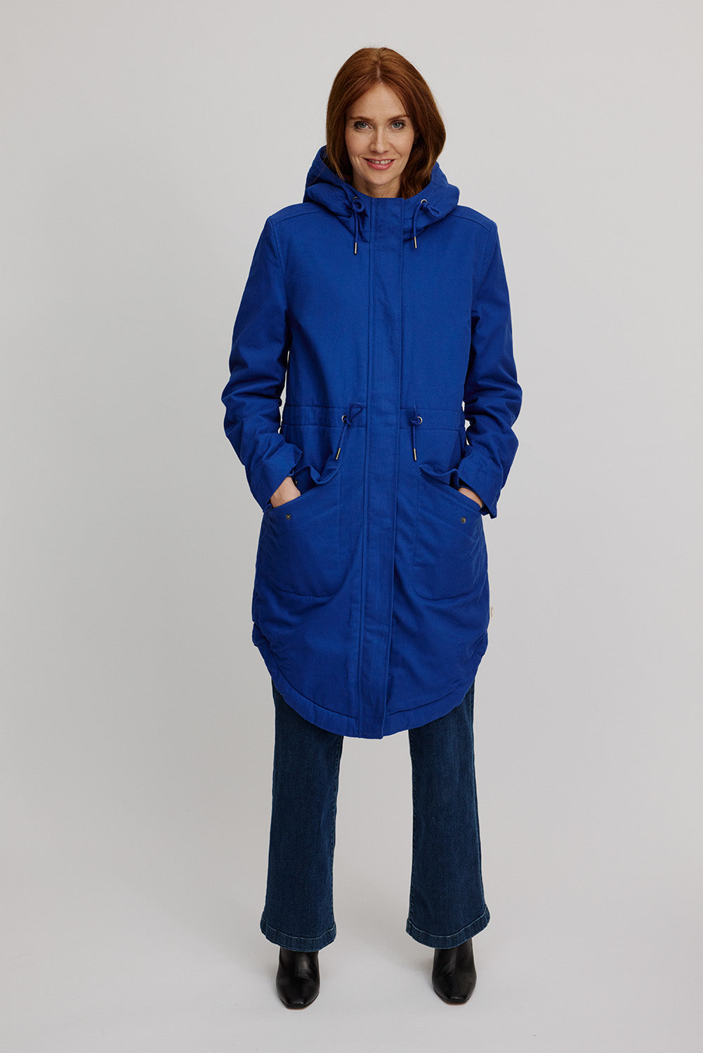 Lined parka made of organic cotton