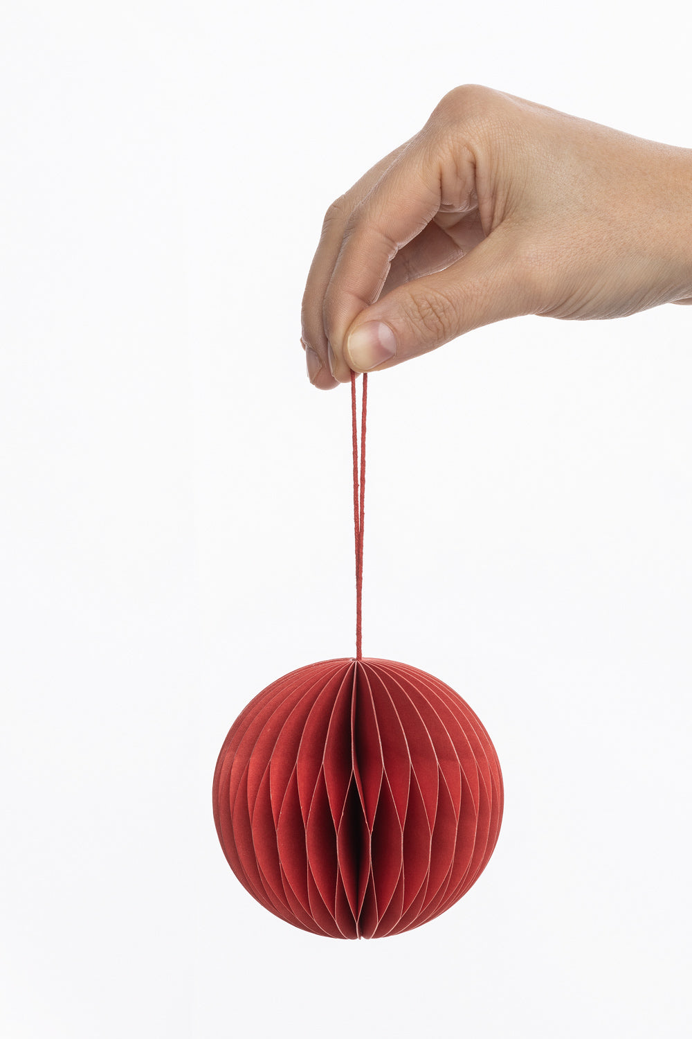 Paper pendant RED BALL