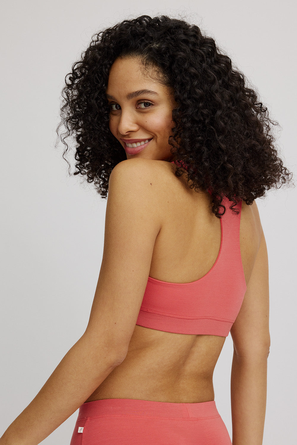 Racerback bustier made of Tencel™
