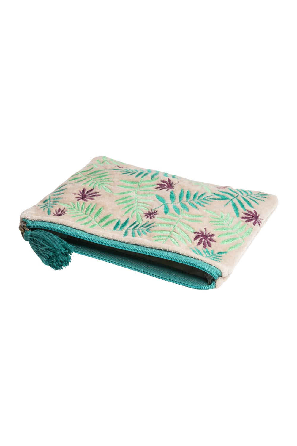 Velvet bag Leaves
