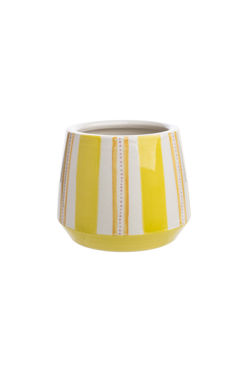Flower pot LIME AQUARELL