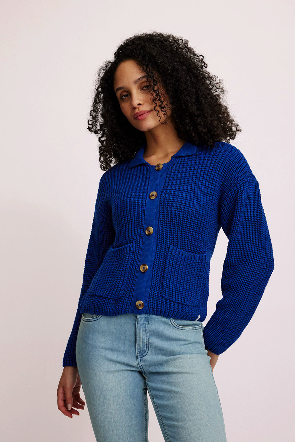Strickjacke im Retro-Look