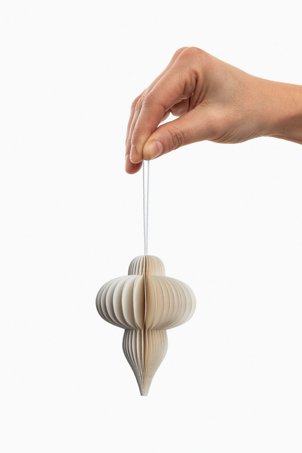 Paper Pendant WHITE HUMMING