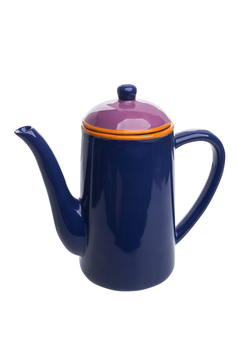 Teekanne COLOURI Blau aus Steinzeug