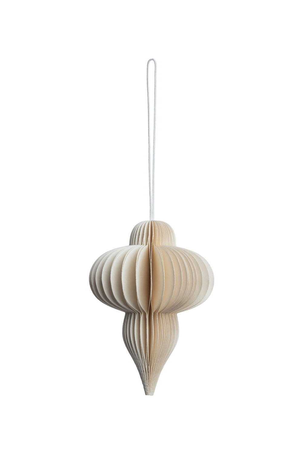 Paper Pendant WHITE HUMMING
