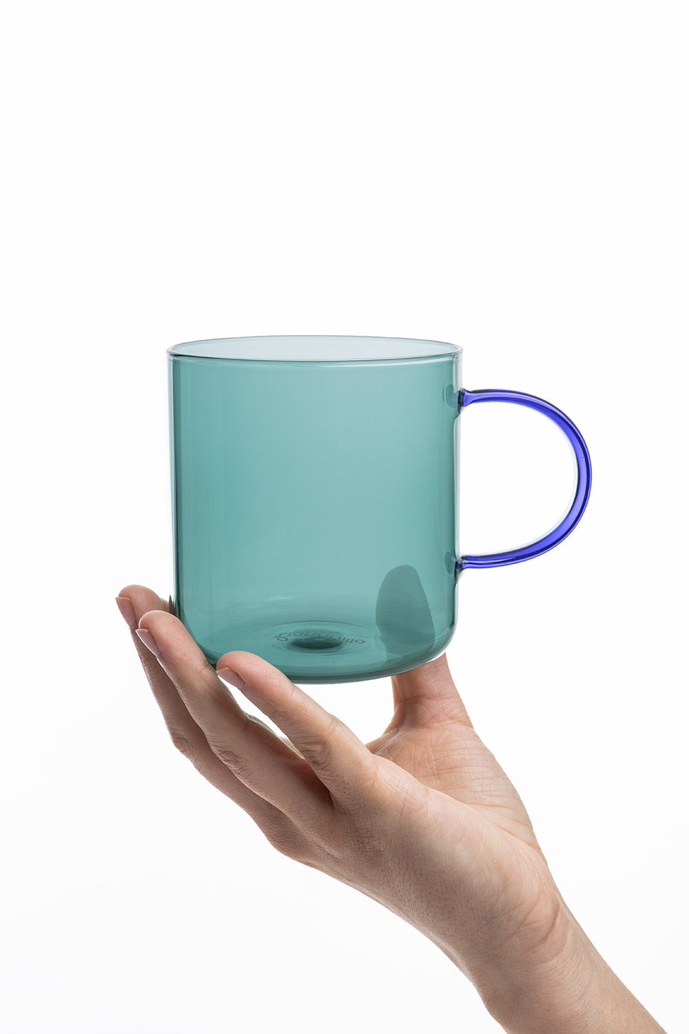 Tasse RAIINBOW Grün – Borosilikatglas