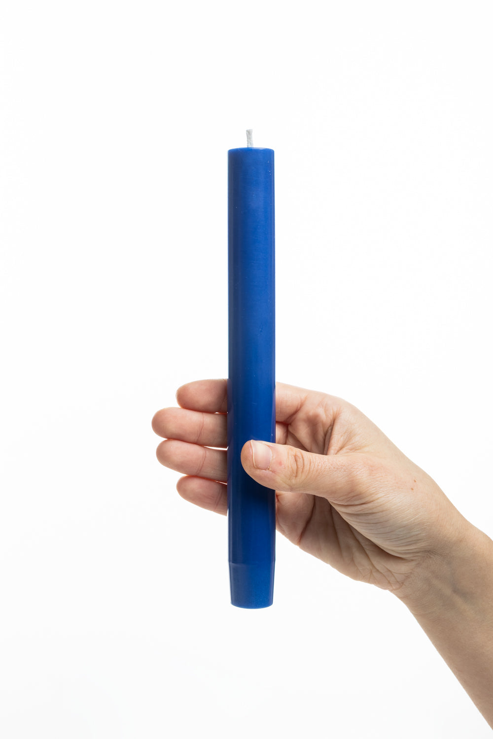 Taper Candles GLUMI blue Set of 4