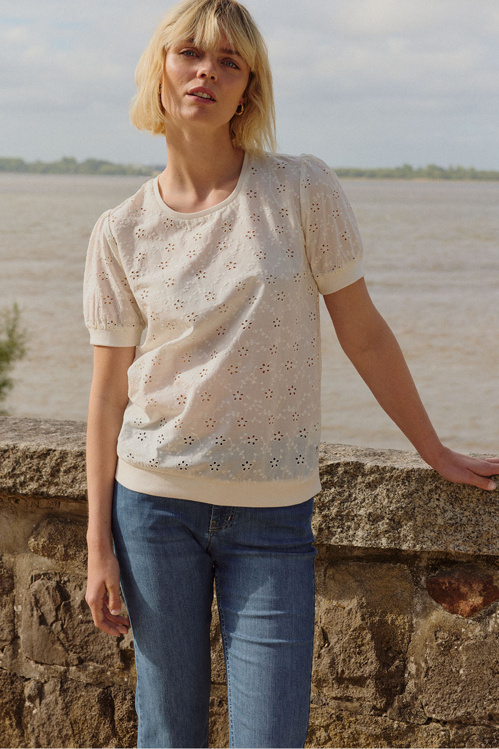 Bluse Leeaa aus Bio-Baumwolle