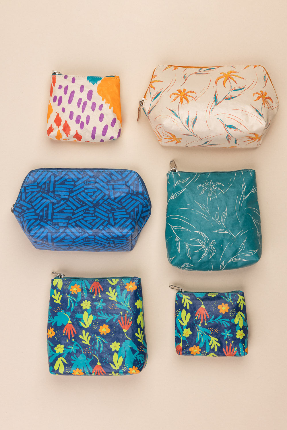 Cosmetic bag PETROL LILY
