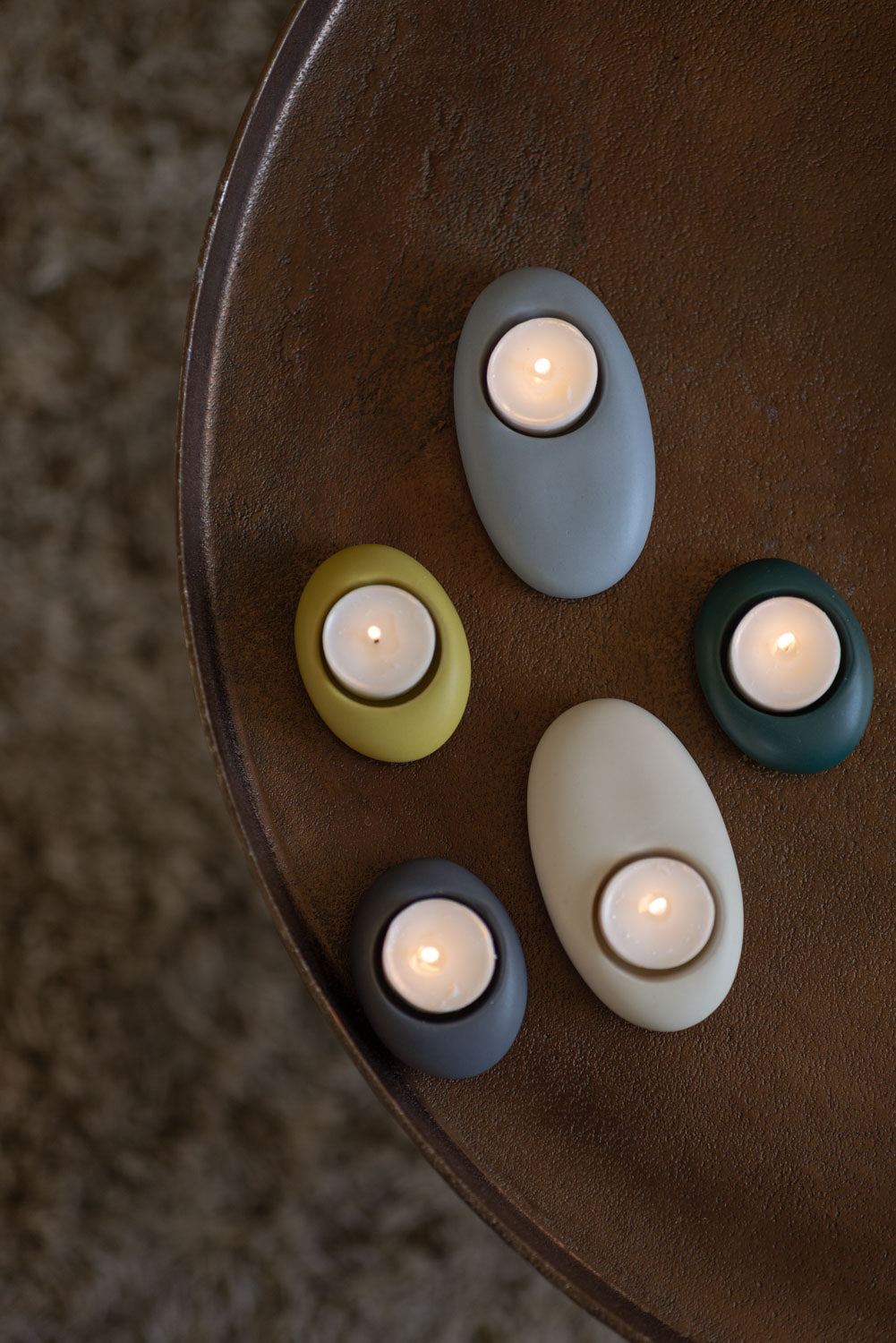Candle Holder off white