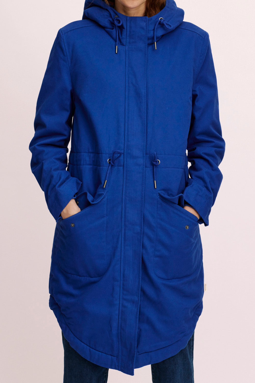 Lined parka made of organic cotton