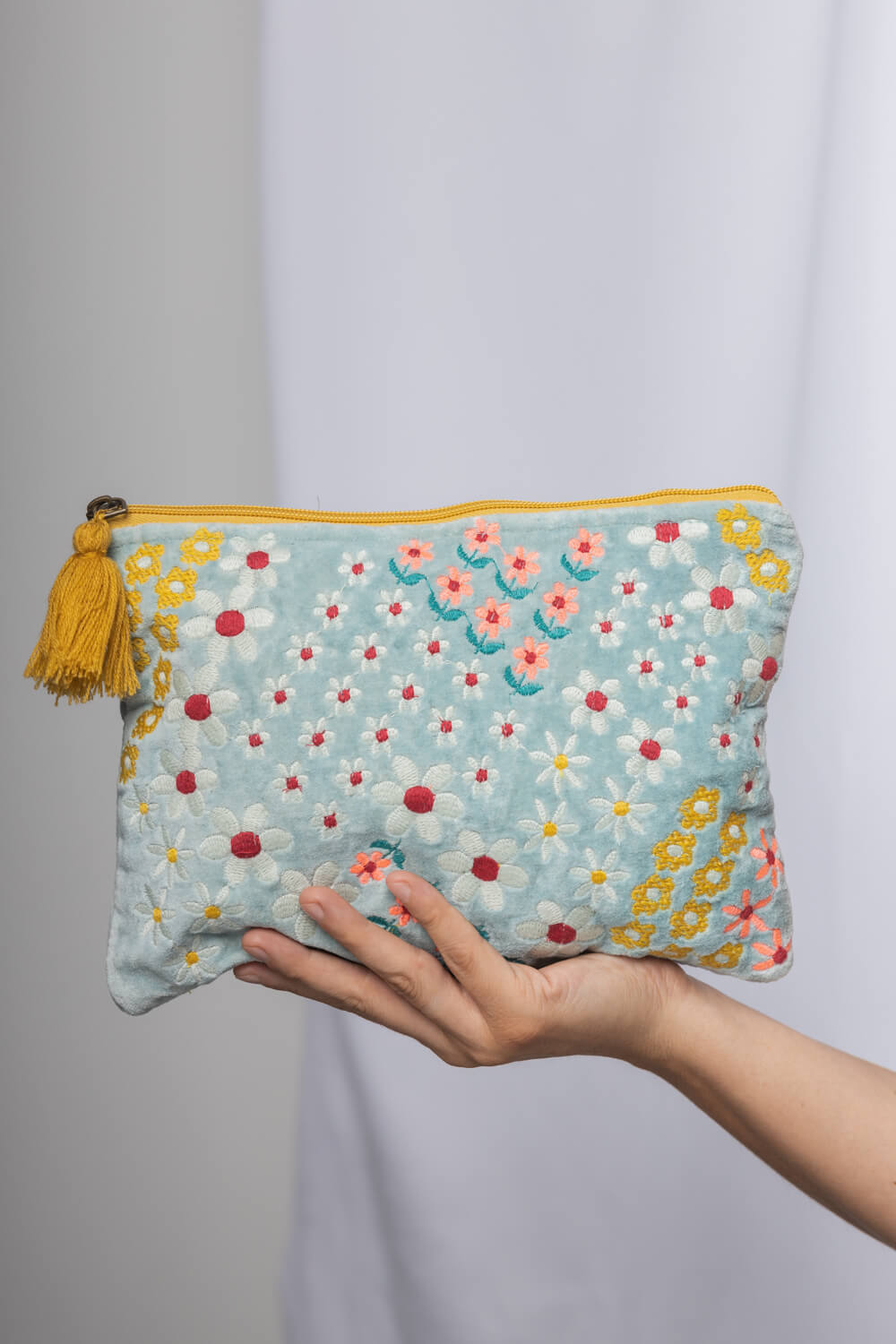Velvet bag Flower