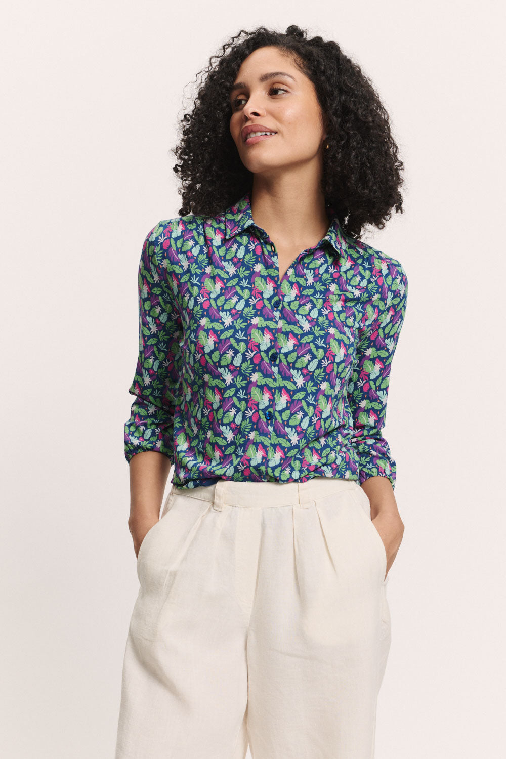 Jerseybluse Kaaty aus EcoVero™ Viskose