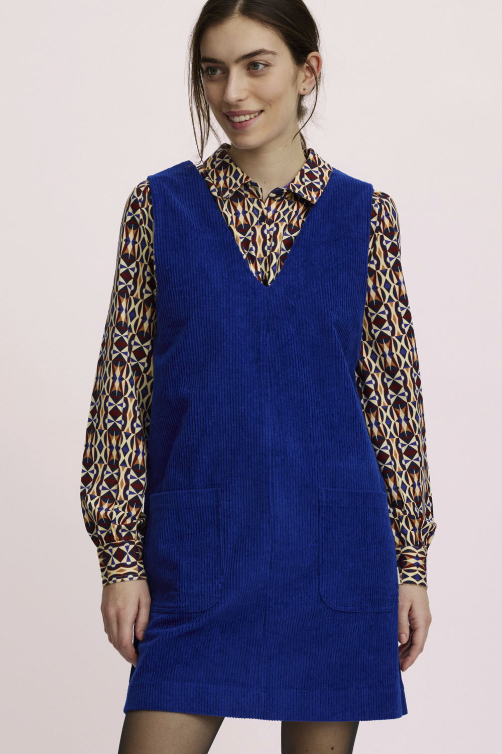 Corduroy dress made from organic cotton