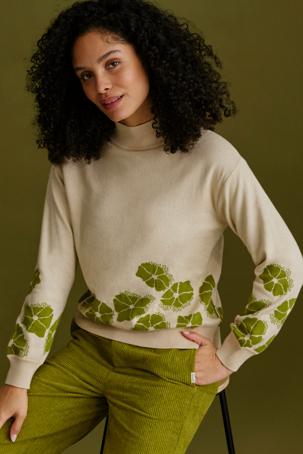 Cosy knitted jumper