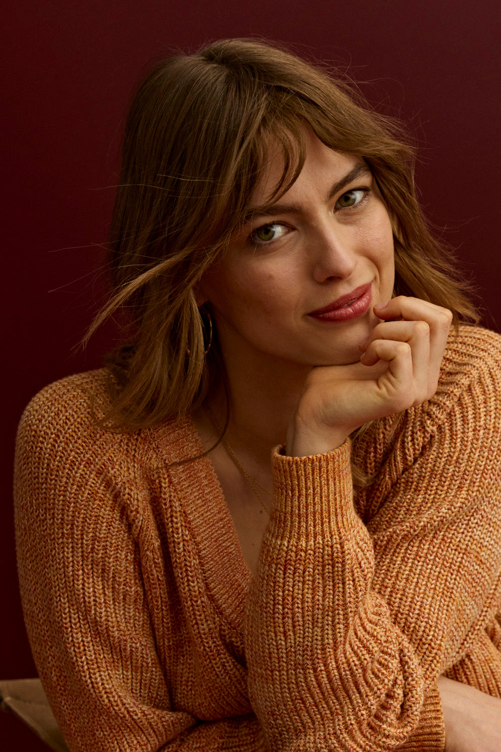 Cosy knitted jumper